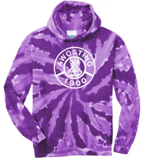 Awosting Tie-Dye Hooded Sweatshirt