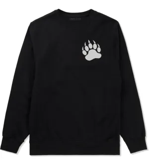 Bear Paws Chest Mens Crewneck Sweatshirt