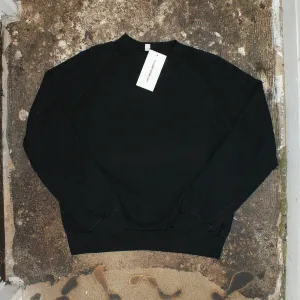 Black Irregular Detail Sweatshirt