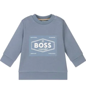 BOSS Baby Printed Logo Medium Grey Sweatshirt