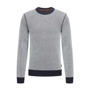 BOSS Navy Antarolo Structured Sweatshirt