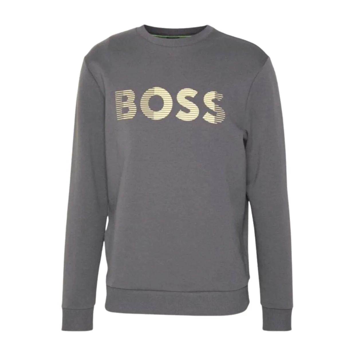 BOSS Salbo 3D Logo Grey Sweatshirt