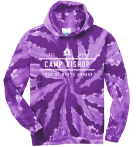 Camp Bishop Tie-Dye Hooded Sweatshirt