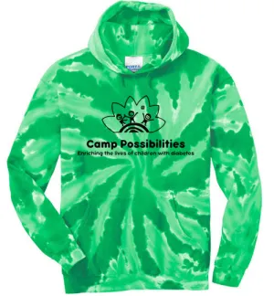 Camp Possibilities Port & Company Tie-Dye Hooded Sweatshirt