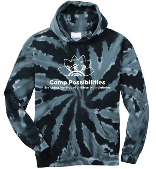 Camp Possibilities Port & Company Tie-Dye Hooded Sweatshirt