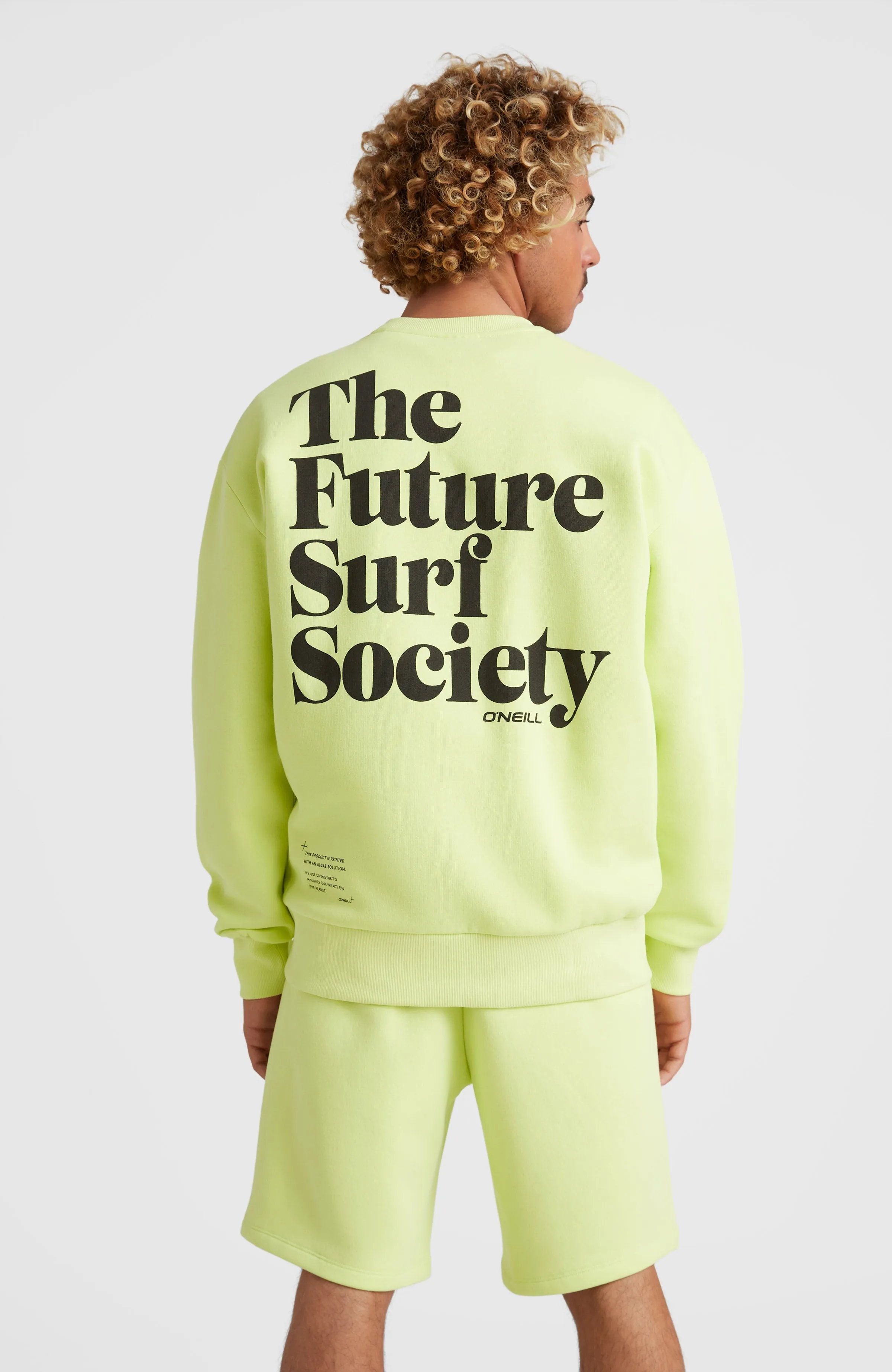 Future Surf Crew Sweatshirt | Sunny Lime