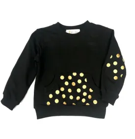 Gold Dot Pocket Sweatshirt