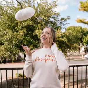 Hello Pumpkin Graphic Sweatshirt