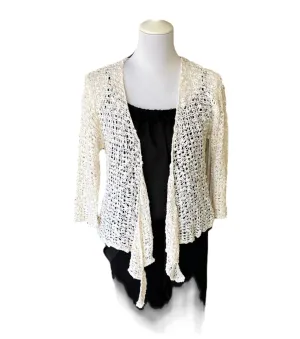 Jersey Short Cardigan - Cream