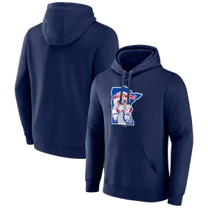 Minnesota Twins Fanatics Cooperstown Logo Navy Blue Pullover Hoodie