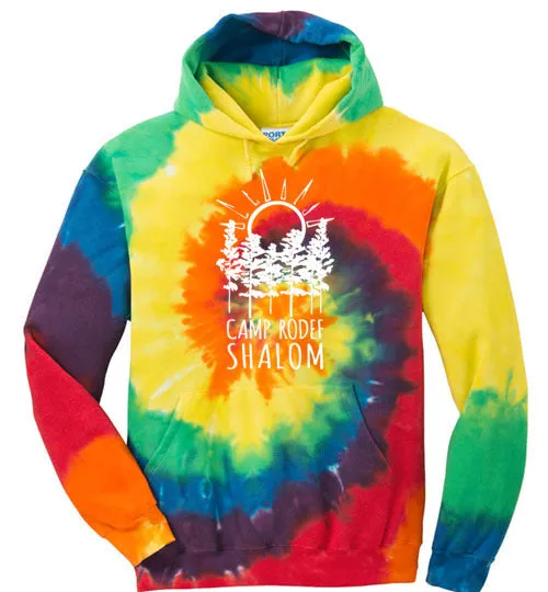 Rodef Shalom Tie-Dye Hooded Sweatshirt