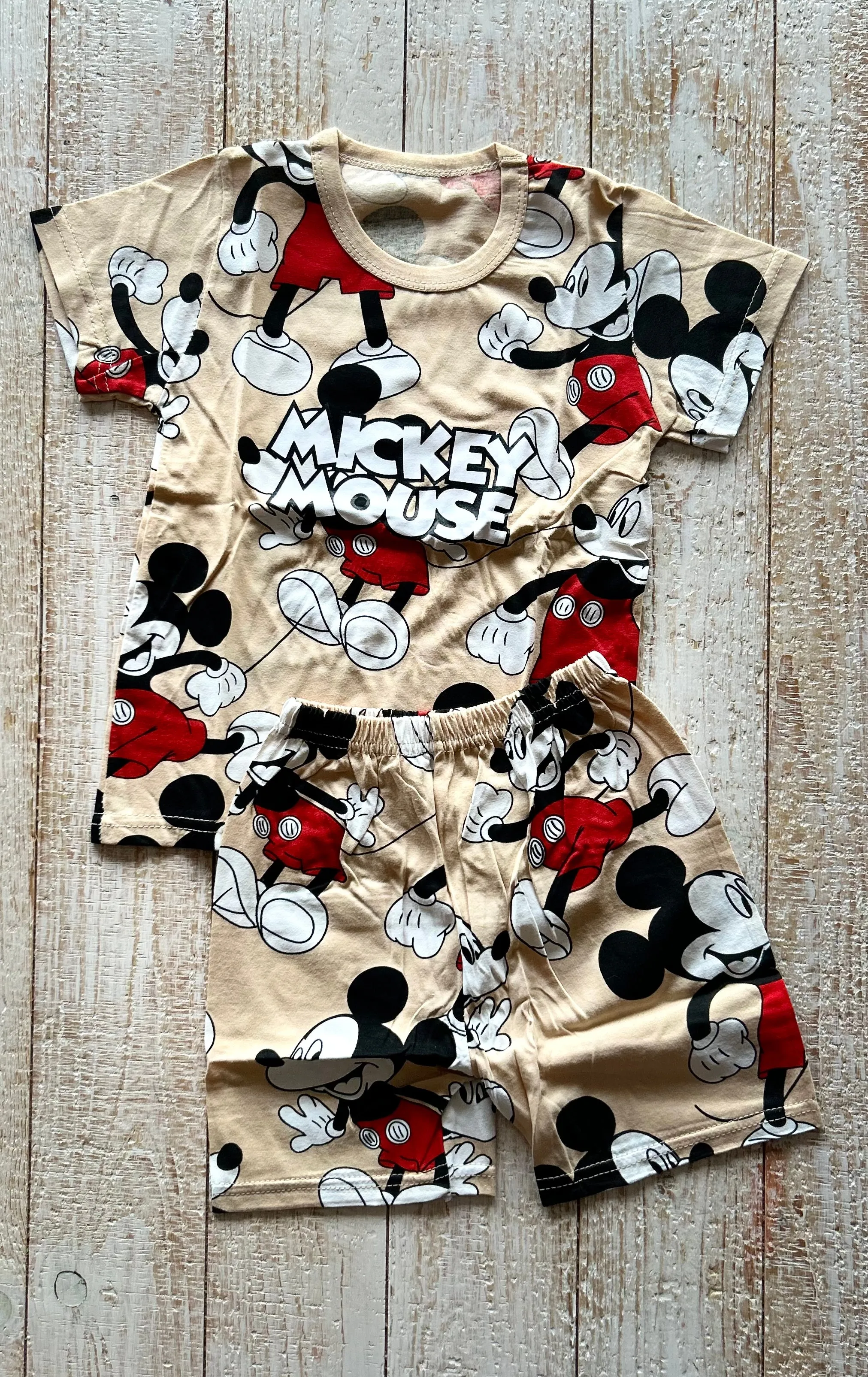 Short Sleeve Mickey Mouse 2 Piece Set