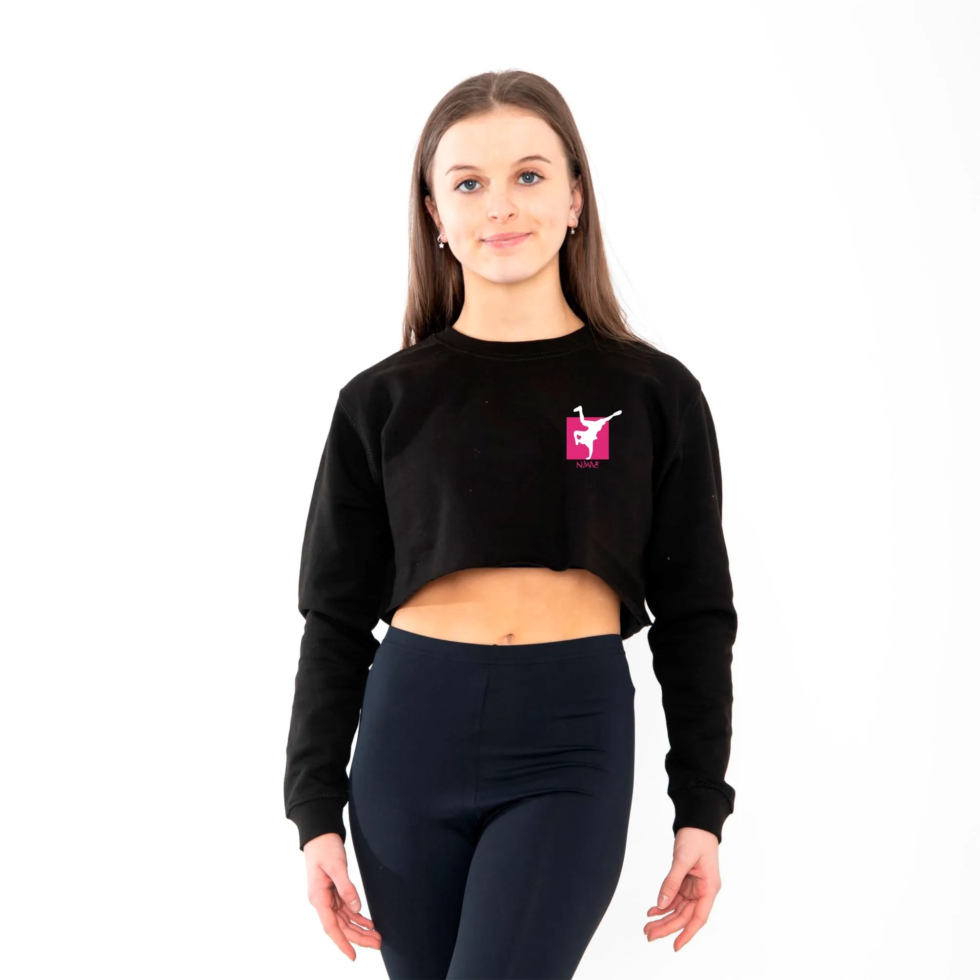 Spotlight Dance Studios Adult Raw Cropped Sweatshirt