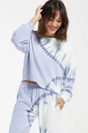 Sunburst Tie-Dye Pullover