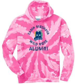 Wild Rose Tie Dye Hooded Sweatshirt - Classic Alumni