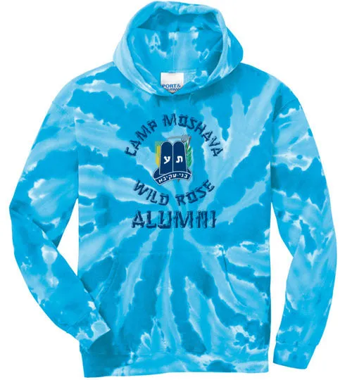 Wild Rose Tie Dye Hooded Sweatshirt - Classic Alumni