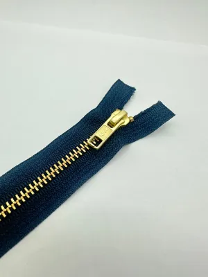 YKK® #5 Brass s/p Navy (560) DA Slider (Separating)